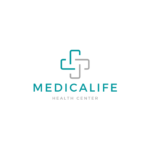 Green Grey Simple Medical Health Center Logo